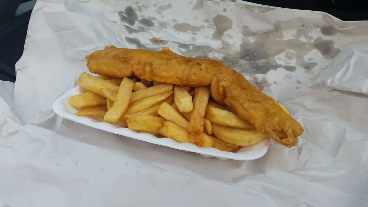 Fish & Chips food typical of Dino's